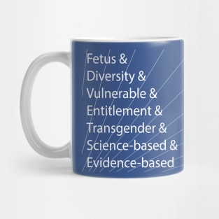 Seven Deadly Words Mug